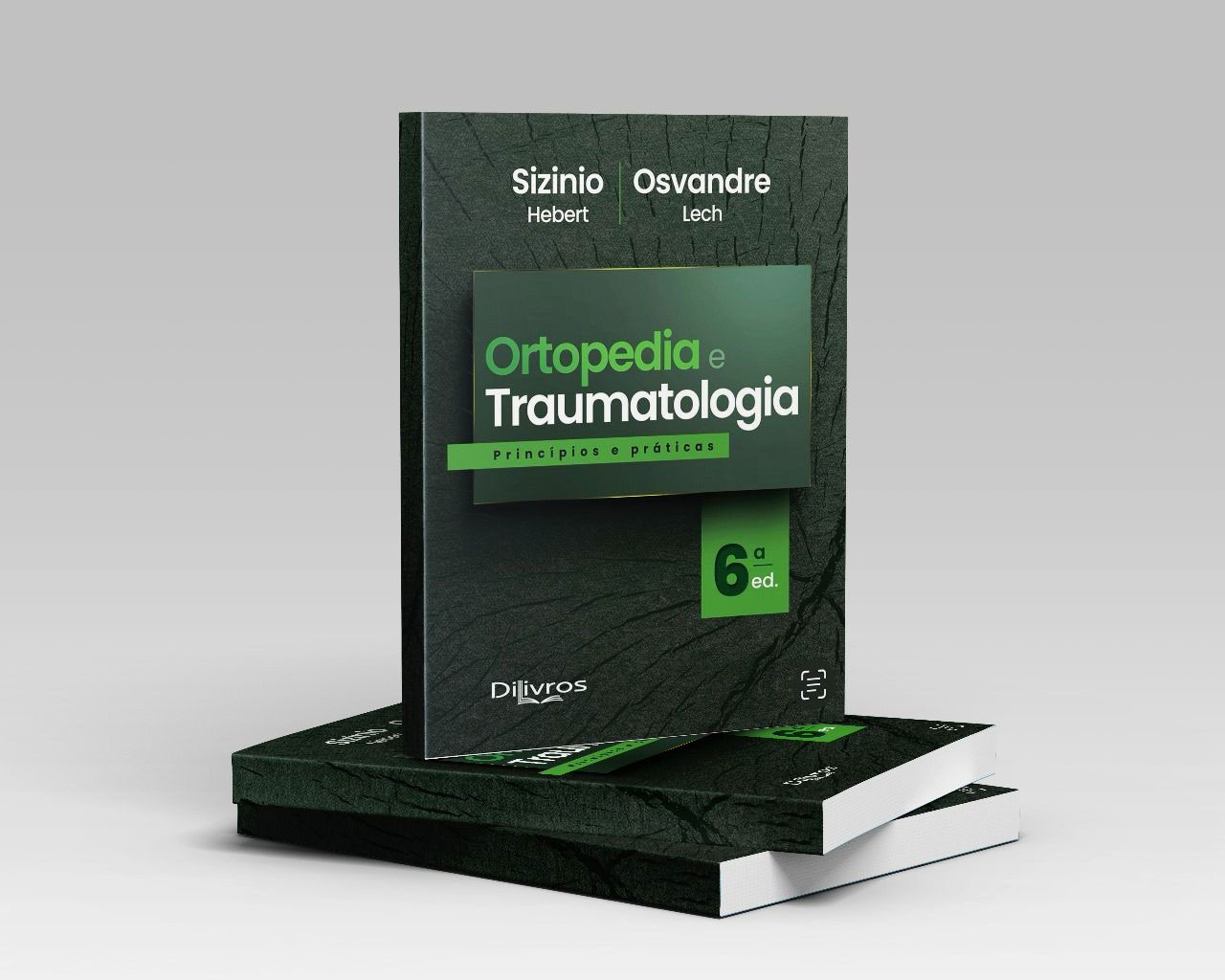 Capa da 6ª Edição do livro Ortopedia e Traumatologia, com Atualização em todas as áreas, fartamente ilustrado, em 162 capítulos, por 345 autores. Lançamento previsto para o Congresso da SBOT em Novembro de 2024.