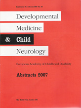 Como Membro da Academia Americana de Paralisia Cerebral e Doenças do Desenvolvimento Neuro-Motor recebemos a cada dois meses a revista Developmental Medicine & Child Neurology com as atualizações, pesquisa e trabalhos científicos produzidos pelos maiores serviços de atendimento multidisciplinar na área de neuro-ortopedia. A revista acima traz o resumo do último Congresso da European Academy of Childhood Disability.